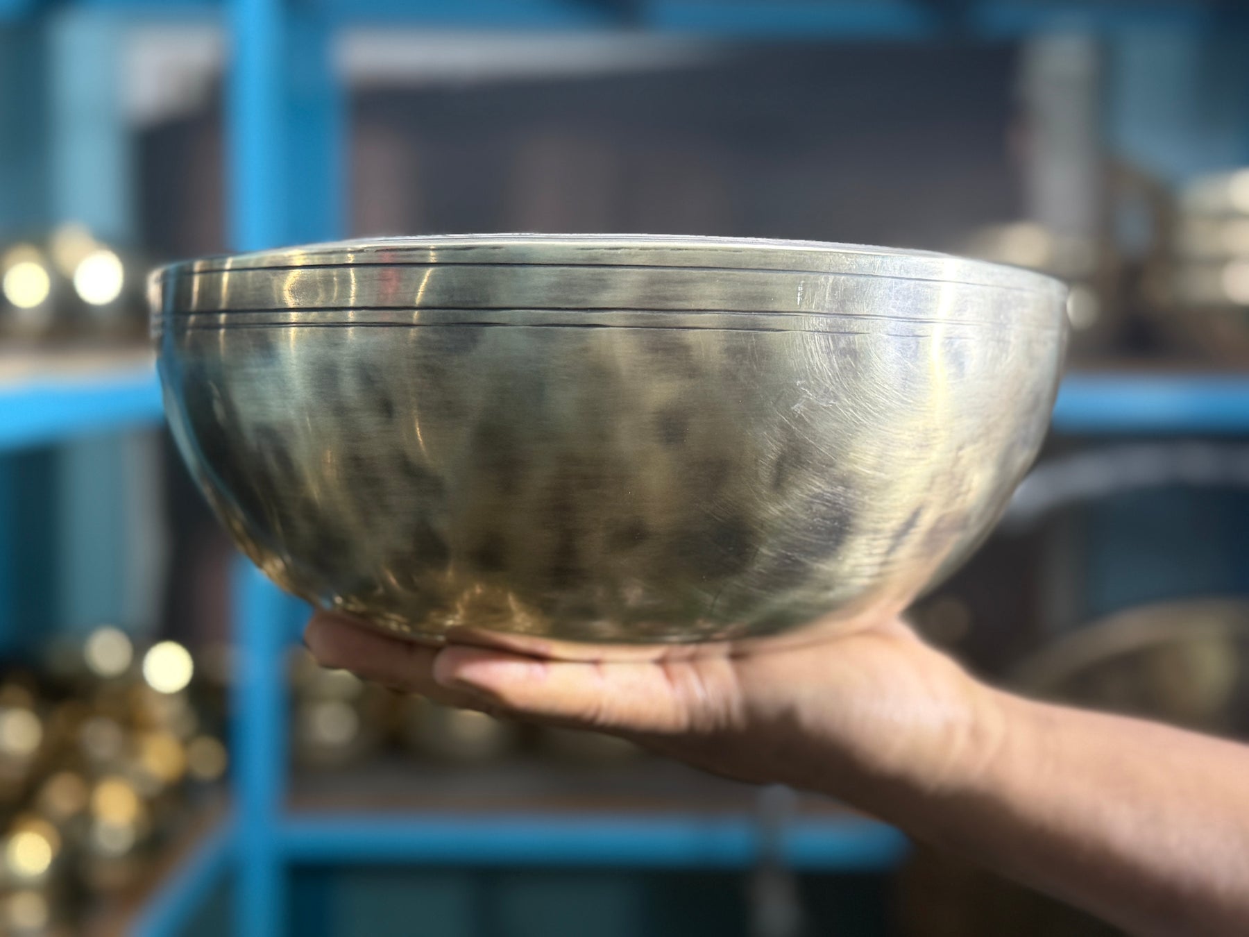 11 Inch Extra Thick Rim Handmade Lingam Bowl I Limited Edition Bowl