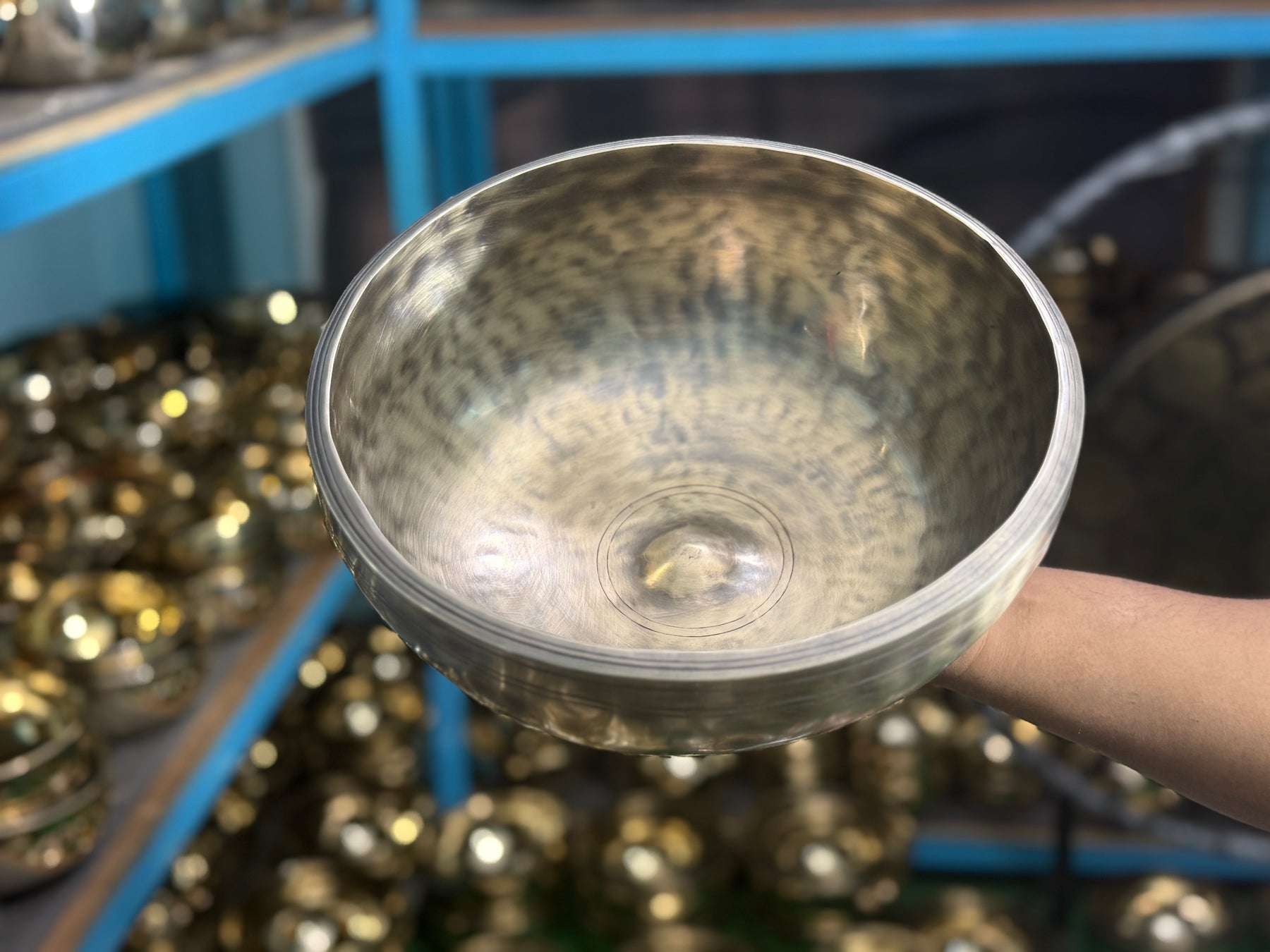 11 Inch Extra Thick Rim Handmade Lingam Bowl I Limited Edition Bowl