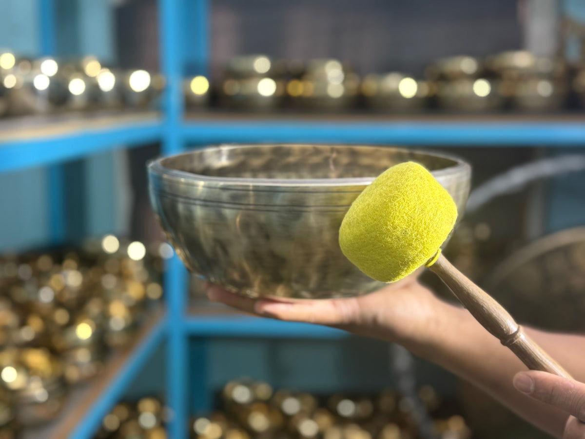 11 Inch Extra Thick Rim Handmade Lingam Bowl I Limited Edition Bowl