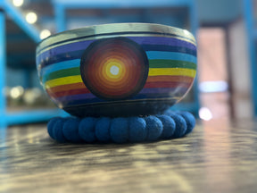 8.5 Inch Chakra Rainbow Singing Bowl. Limited Edition Run.