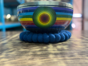 8.5 Inch Chakra Rainbow Singing Bowl. Limited Edition Run.