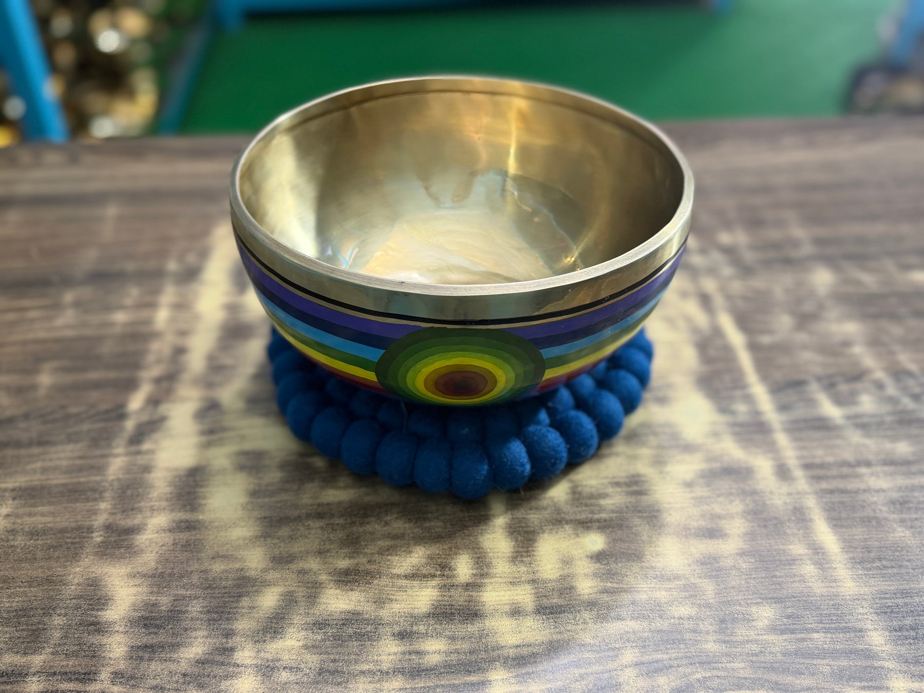 8.5 Inch Chakra Rainbow Singing Bowl. Limited Edition Run.