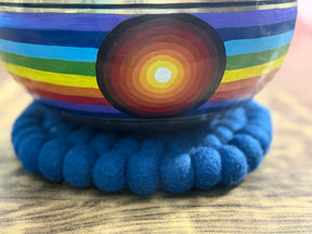 8.5 Inch Chakra Rainbow Singing Bowl. Limited Edition Run.