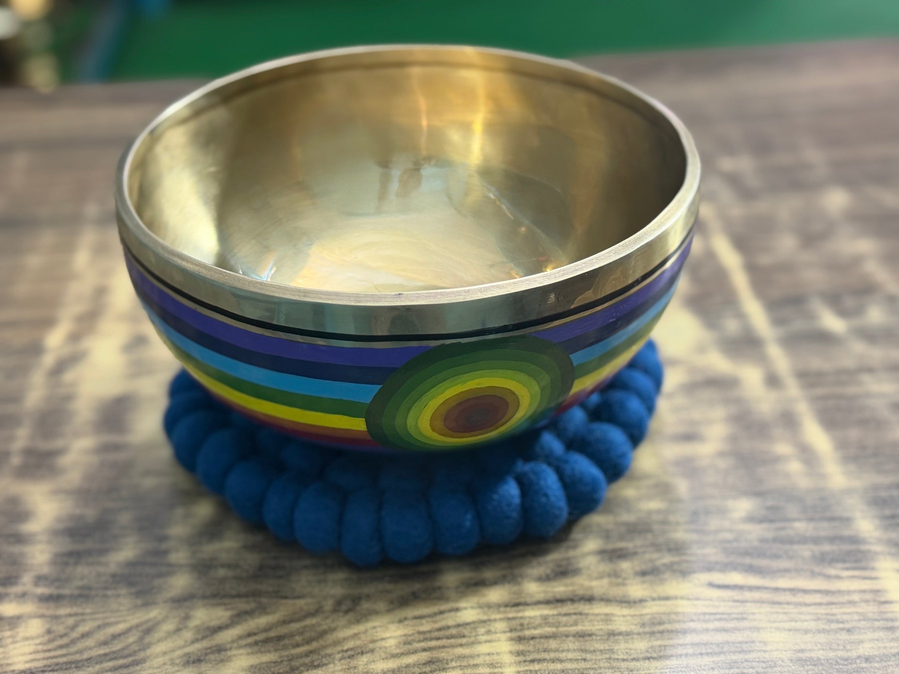 8.5 Inch Chakra Rainbow Singing Bowl. Limited Edition Run.