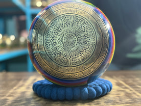 8.5 Inch Chakra Rainbow Singing Bowl. Limited Edition Run.