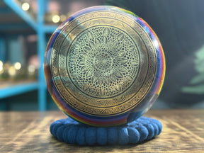 8.5 Inch Chakra Rainbow Singing Bowl. Limited Edition Run.
