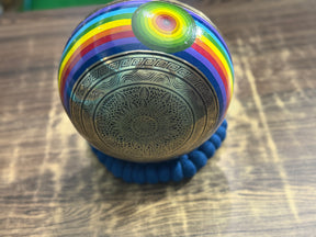 8.5 Inch Chakra Rainbow Singing Bowl. Limited Edition Run.