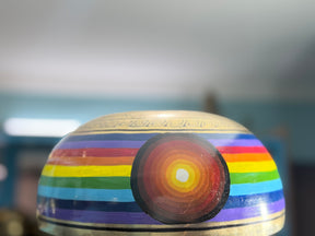 8.5 Inch Chakra Rainbow Singing Bowl. Limited Edition Run.