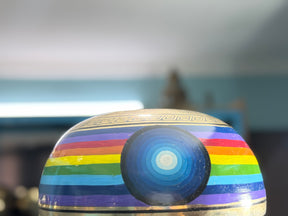 8.5 Inch Chakra Rainbow Singing Bowl. Limited Edition Run.