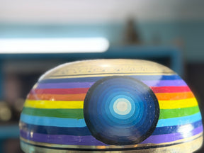 8.5 Inch Chakra Rainbow Singing Bowl. Limited Edition Run.