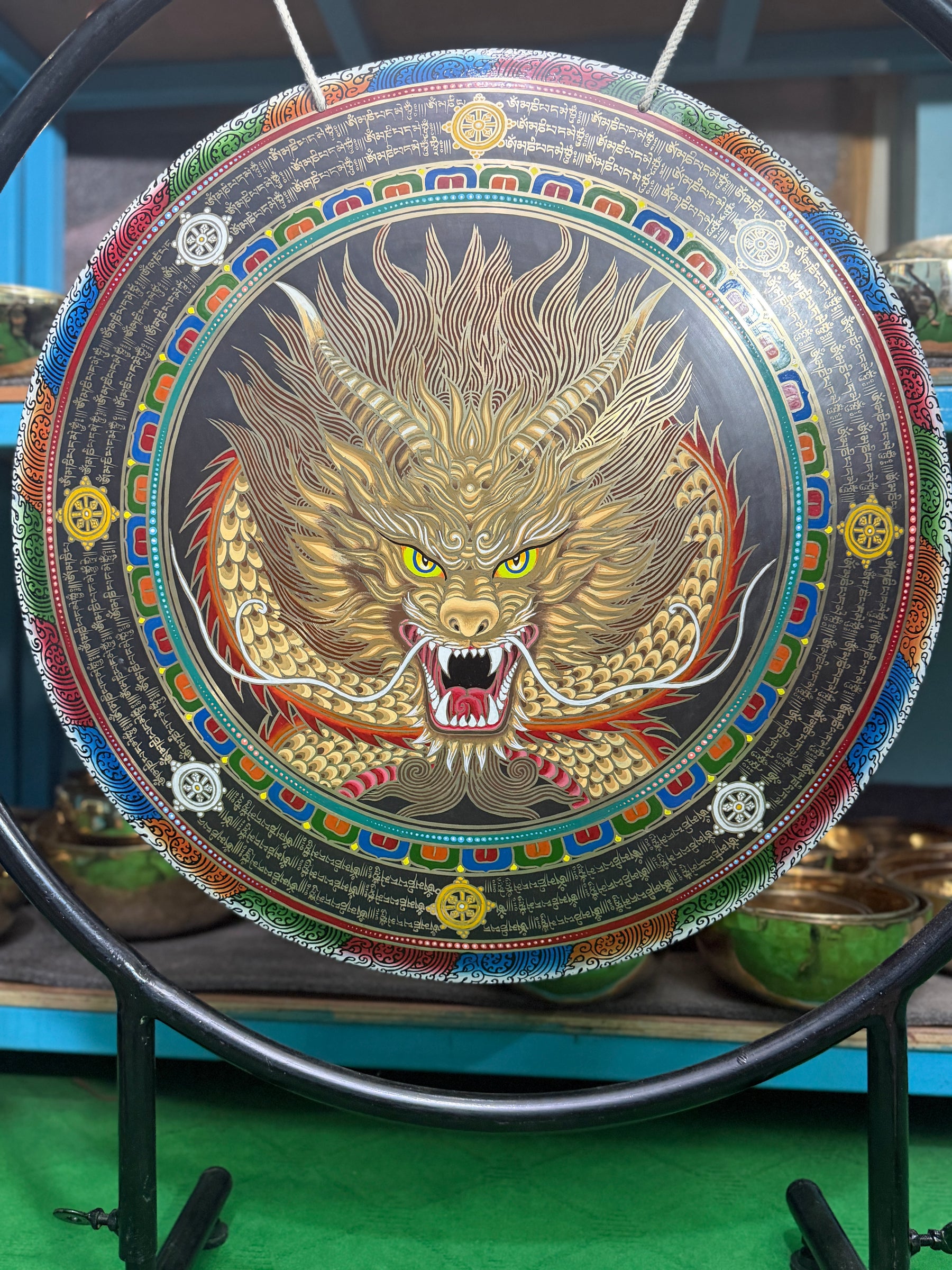 26 Inch Bronze Gong Handmade In Nepal One of One 0019
