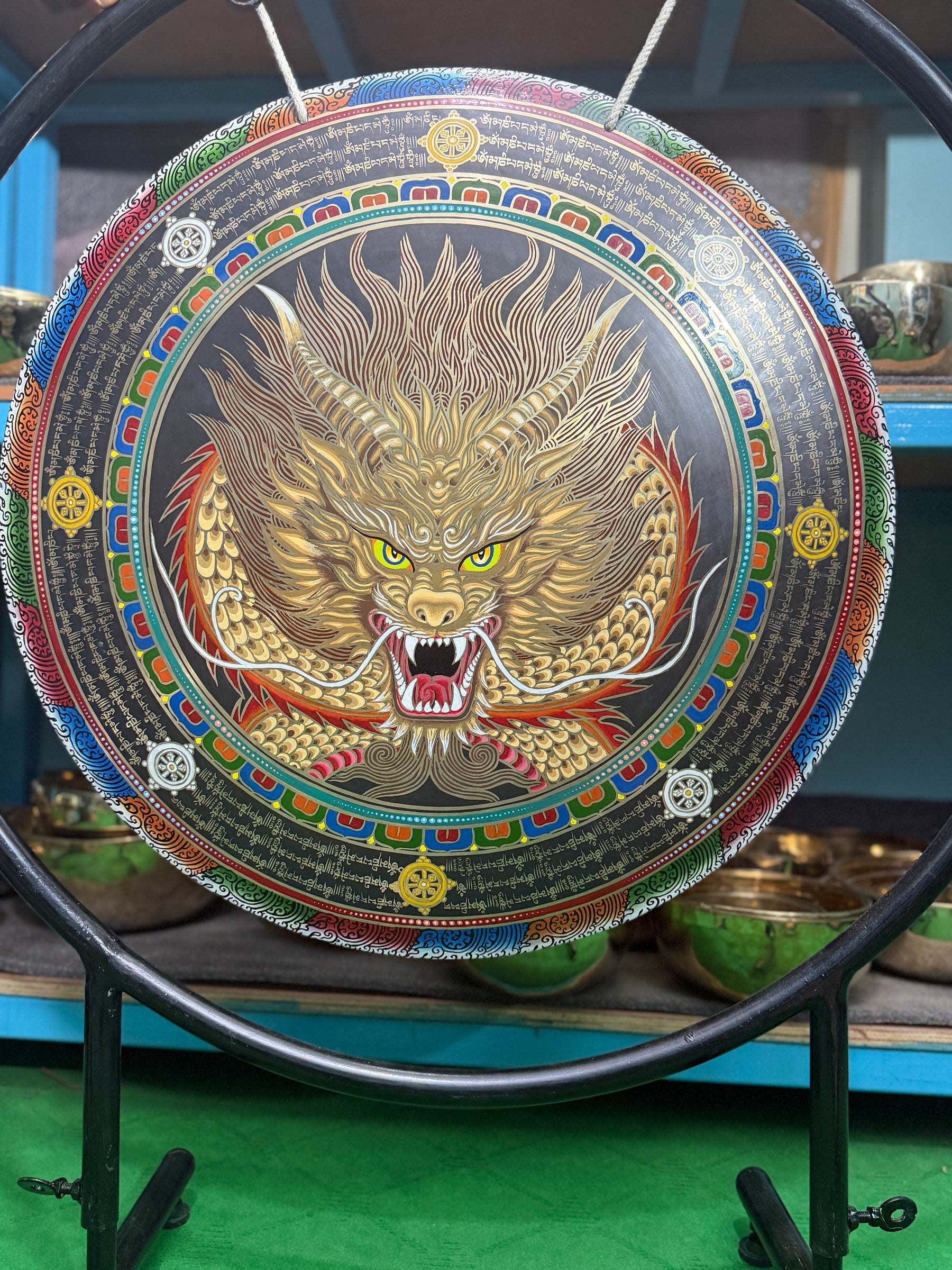 26 Inch Bronze Gong Handmade In Nepal One of One 0019