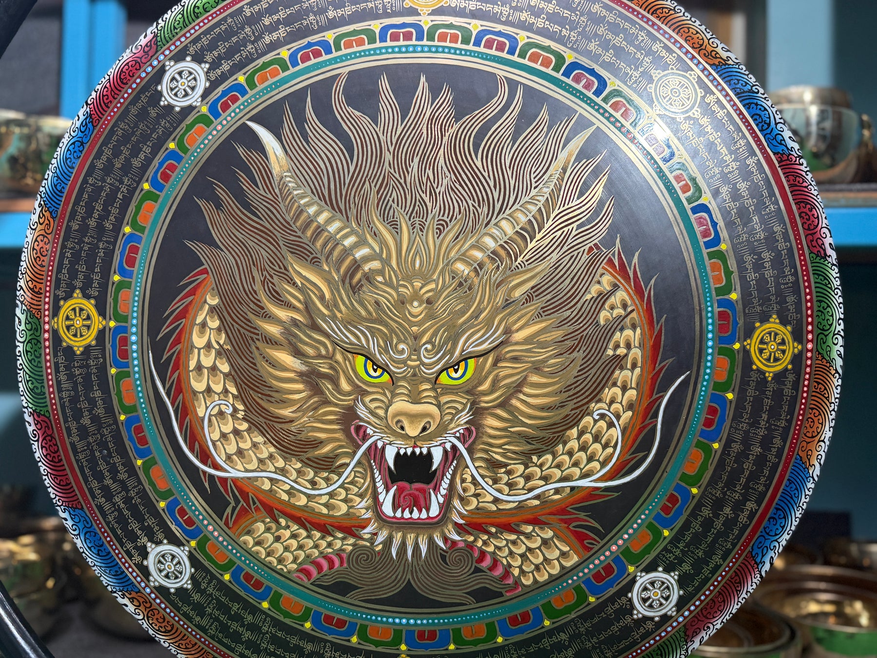 26 Inch Bronze Gong Handmade In Nepal One of One 0019