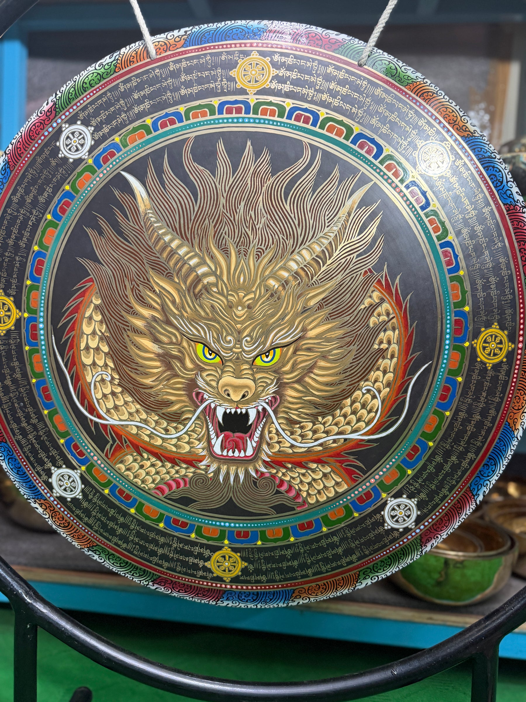 26 Inch Bronze Gong Handmade In Nepal One of One 0019