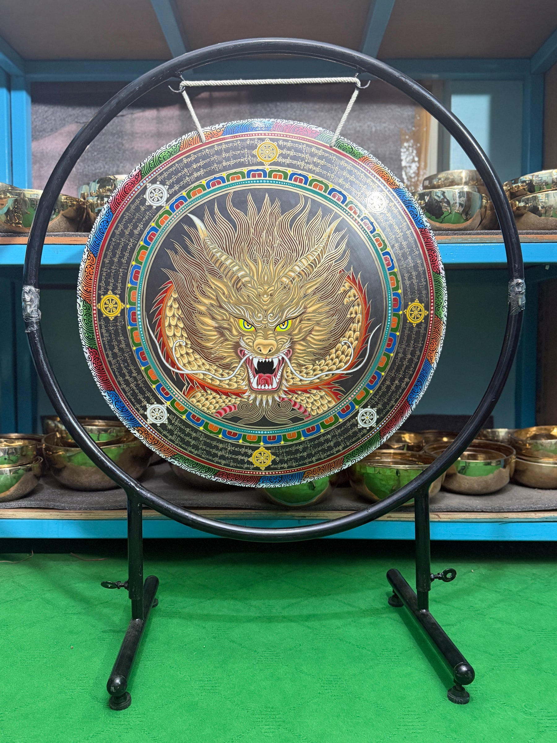 26 Inch Bronze Gong Handmade In Nepal One of One 0019