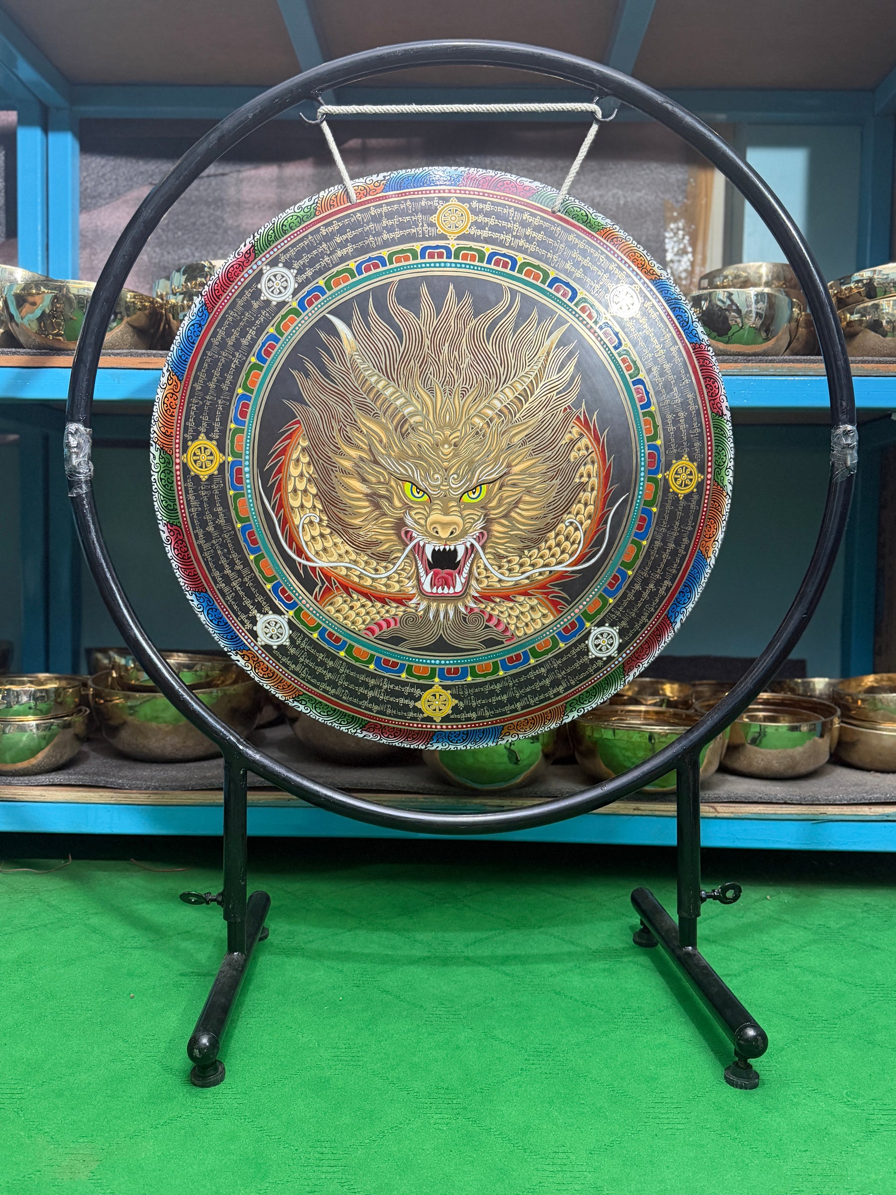 26 Inch Bronze Gong Handmade In Nepal One of One 0019