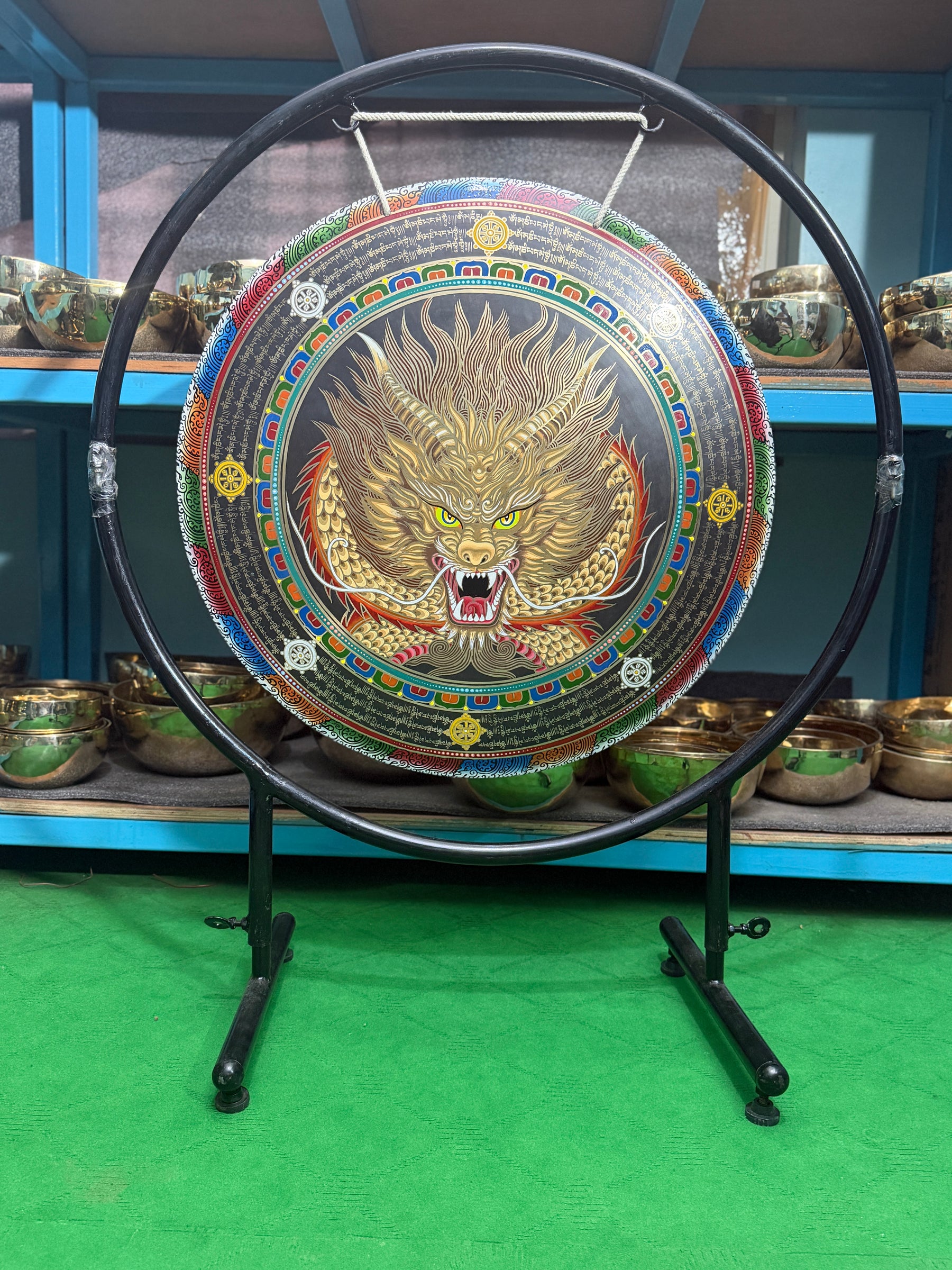 26 Inch Bronze Gong Handmade In Nepal One of One 0019