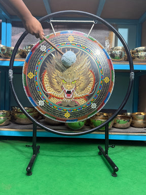 26 Inch Bronze Gong Handmade In Nepal One of One 0019