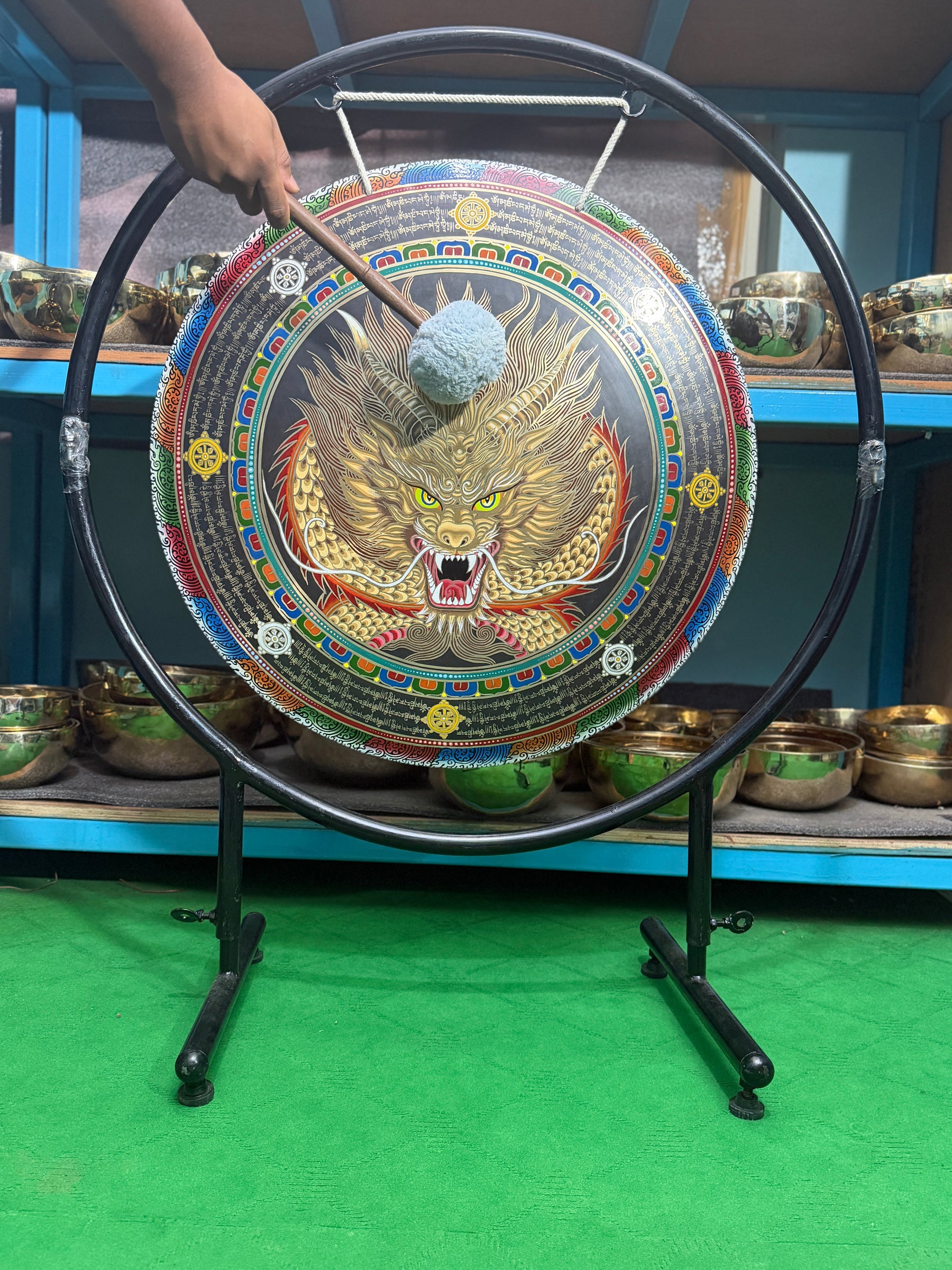 26 Inch Bronze Gong Handmade In Nepal One of One 0019