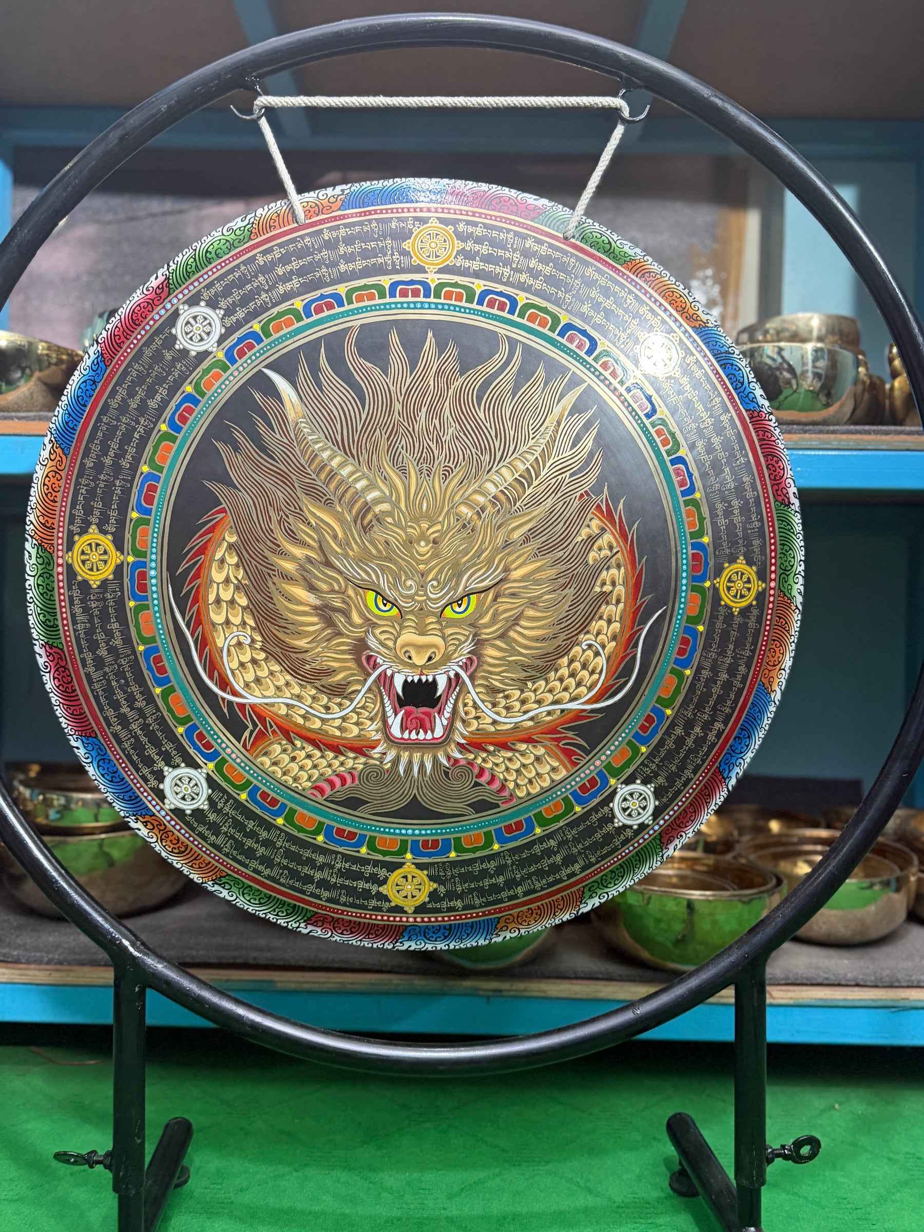 26 Inch Bronze Gong Handmade In Nepal One of One 0019