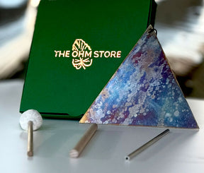 Hand-Forged Triangular Sound Triangle — Silver Nickel | José Antonio Álvarez X The Ohm Store