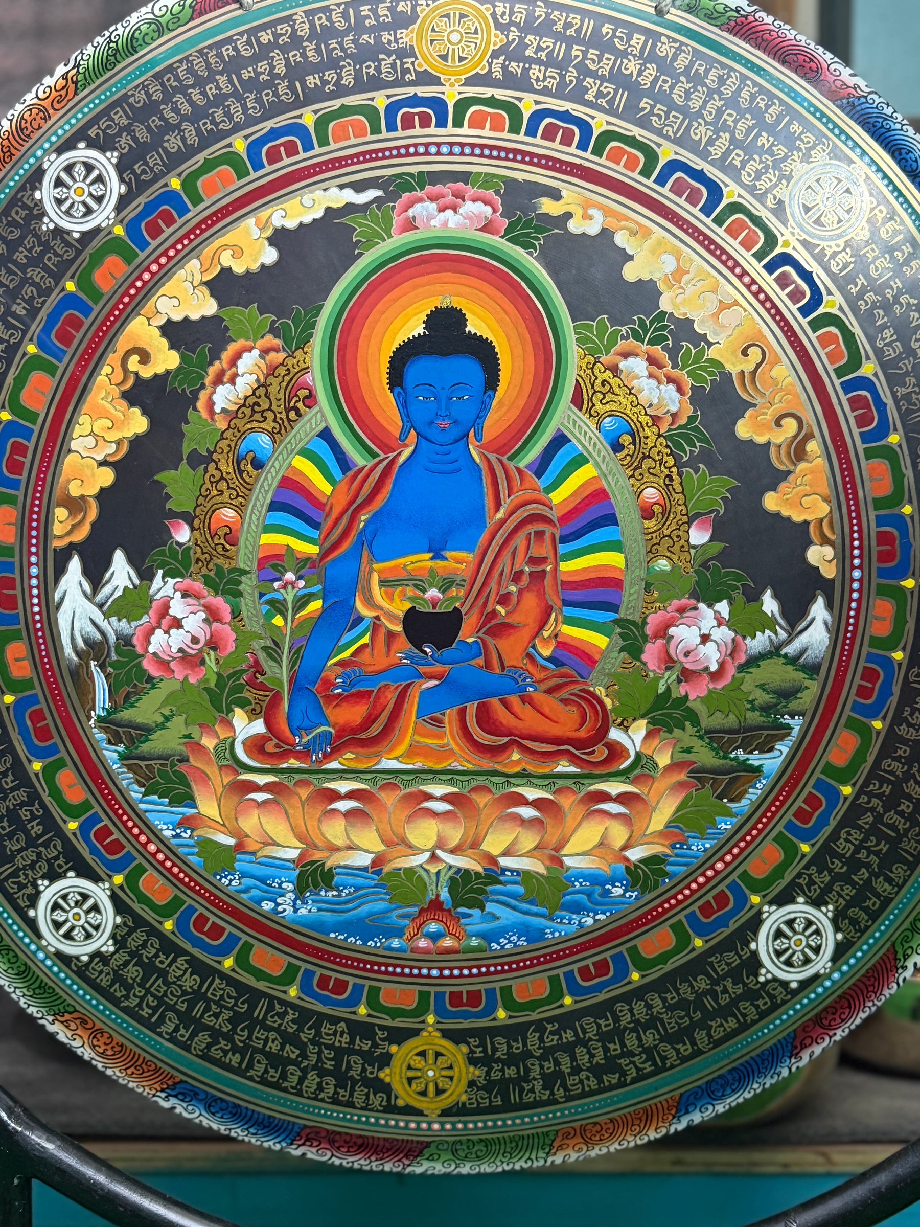 26 Inch Bronze Gong Handmade In Nepal One of One 0020