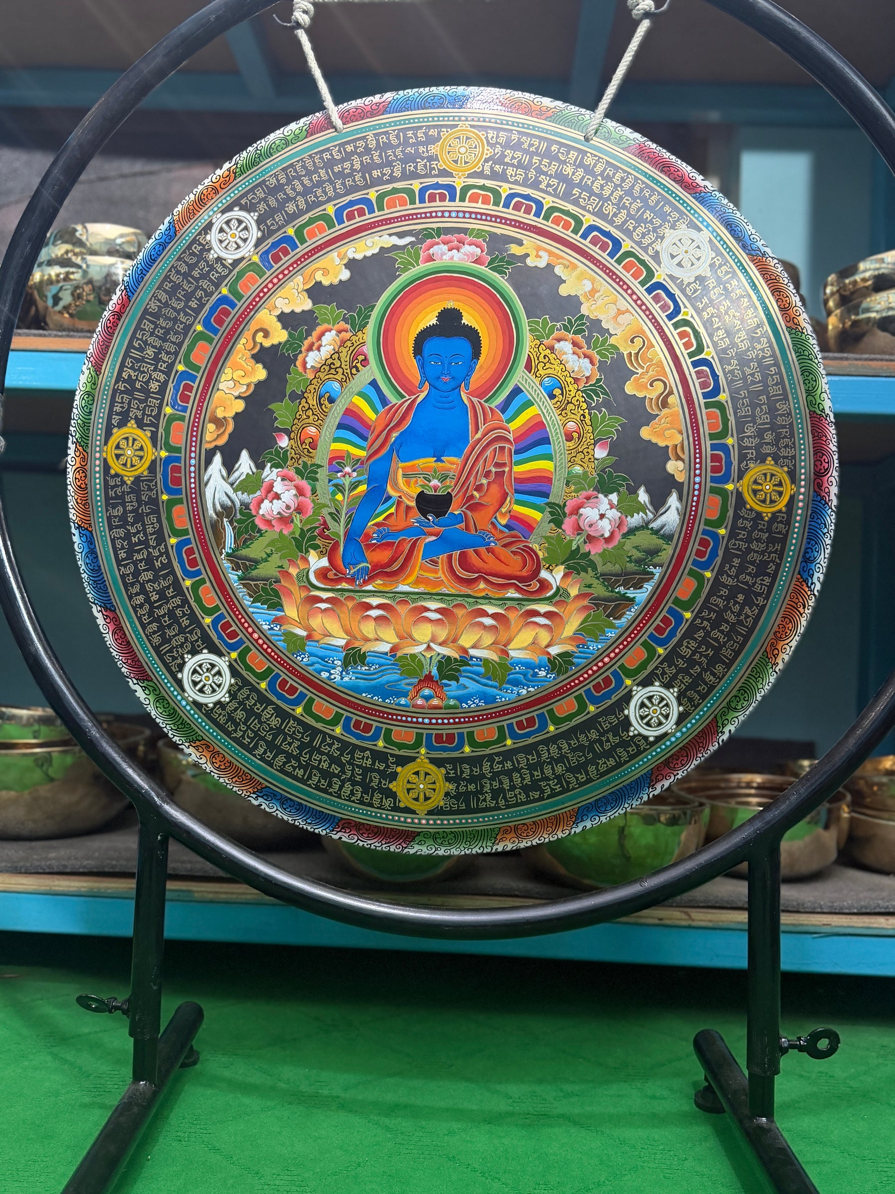 26 Inch Bronze Gong Handmade In Nepal One of One 0020