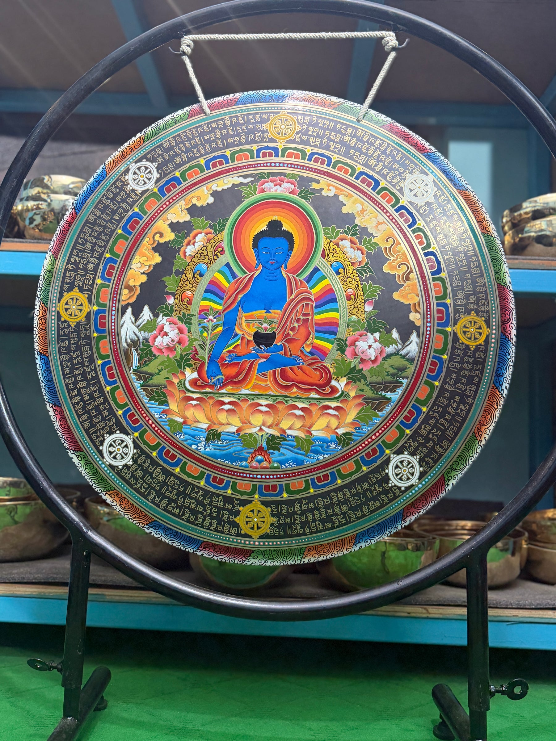 26 Inch Bronze Gong Handmade In Nepal One of One 0020
