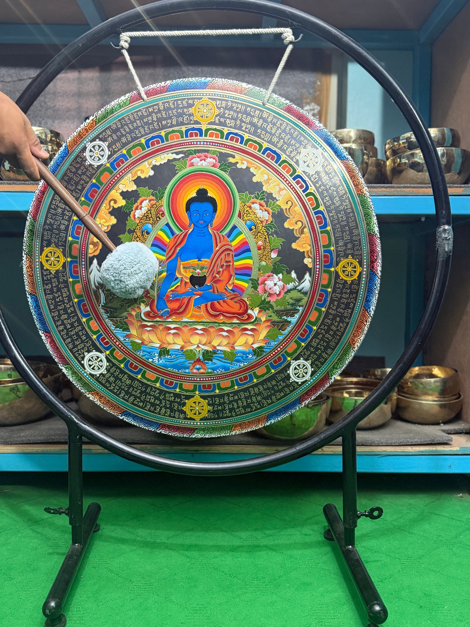 26 Inch Bronze Gong Handmade In Nepal One of One 0020