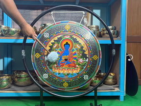 26 Inch Bronze Gong Handmade In Nepal One of One 0020