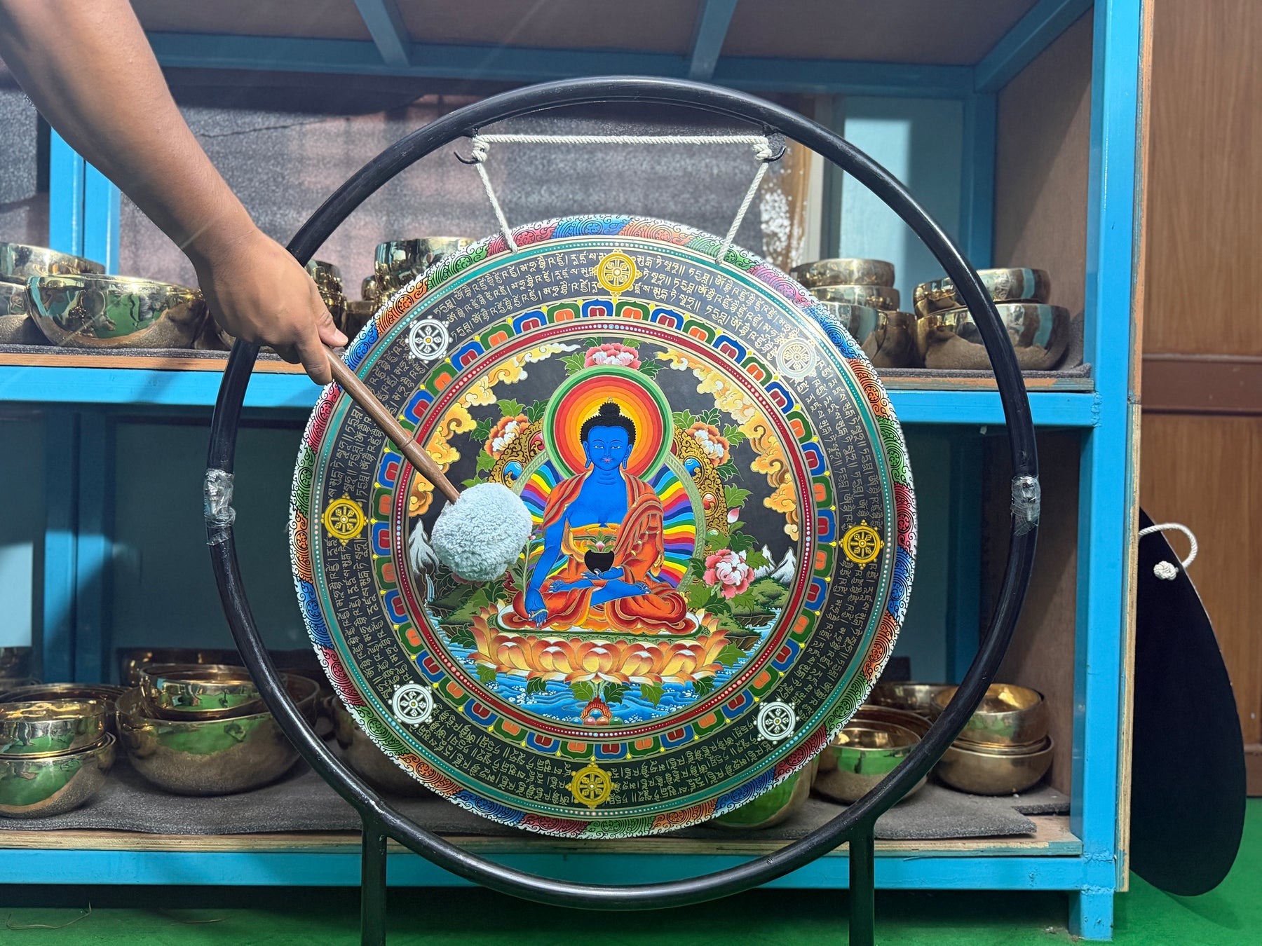 26 Inch Bronze Gong Handmade In Nepal One of One 0020