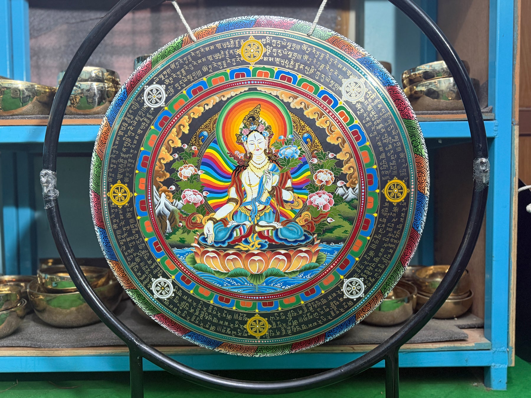 26 Inch Bronze Gong Handmade In Nepal One of One 0021