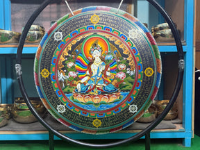 26 Inch Bronze Gong Handmade In Nepal One of One 0021