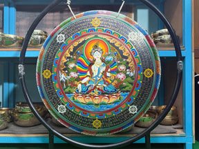26 Inch Bronze Gong Handmade In Nepal One of One 0021