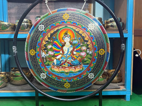 26 Inch Bronze Gong Handmade In Nepal One of One 0021