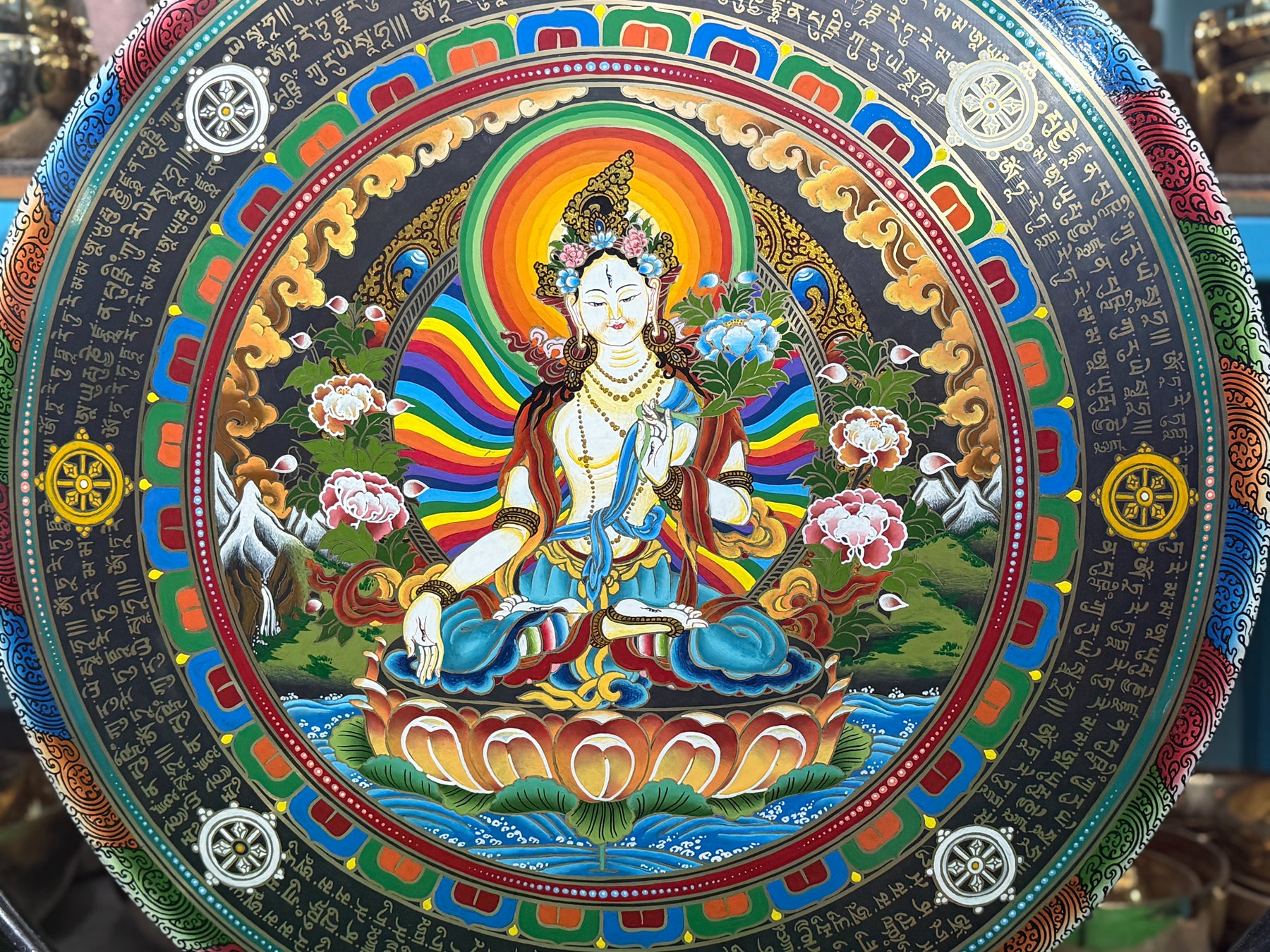 26 Inch Bronze Gong Handmade In Nepal One of One 0021