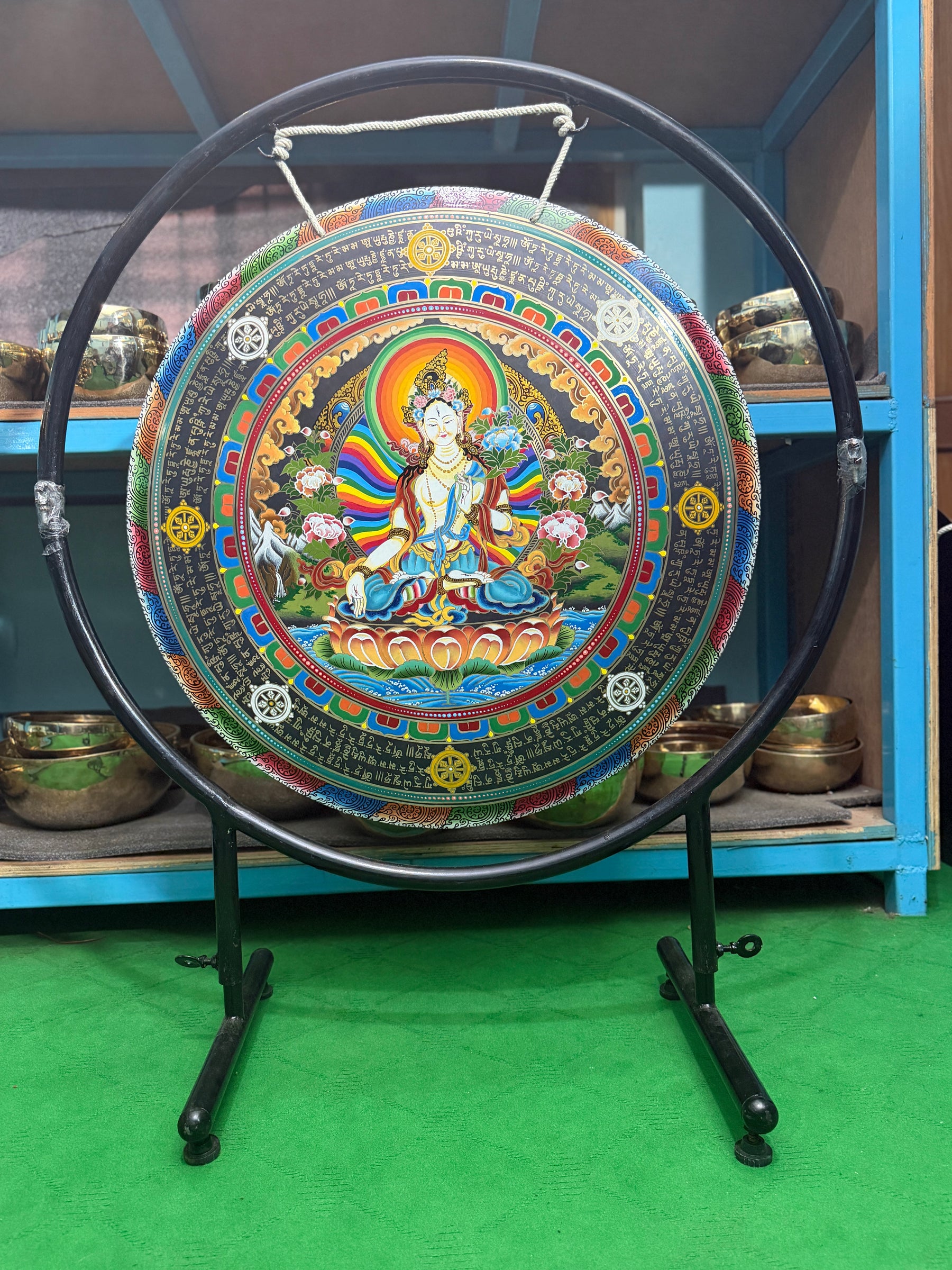 26 Inch Bronze Gong Handmade In Nepal One of One 0021
