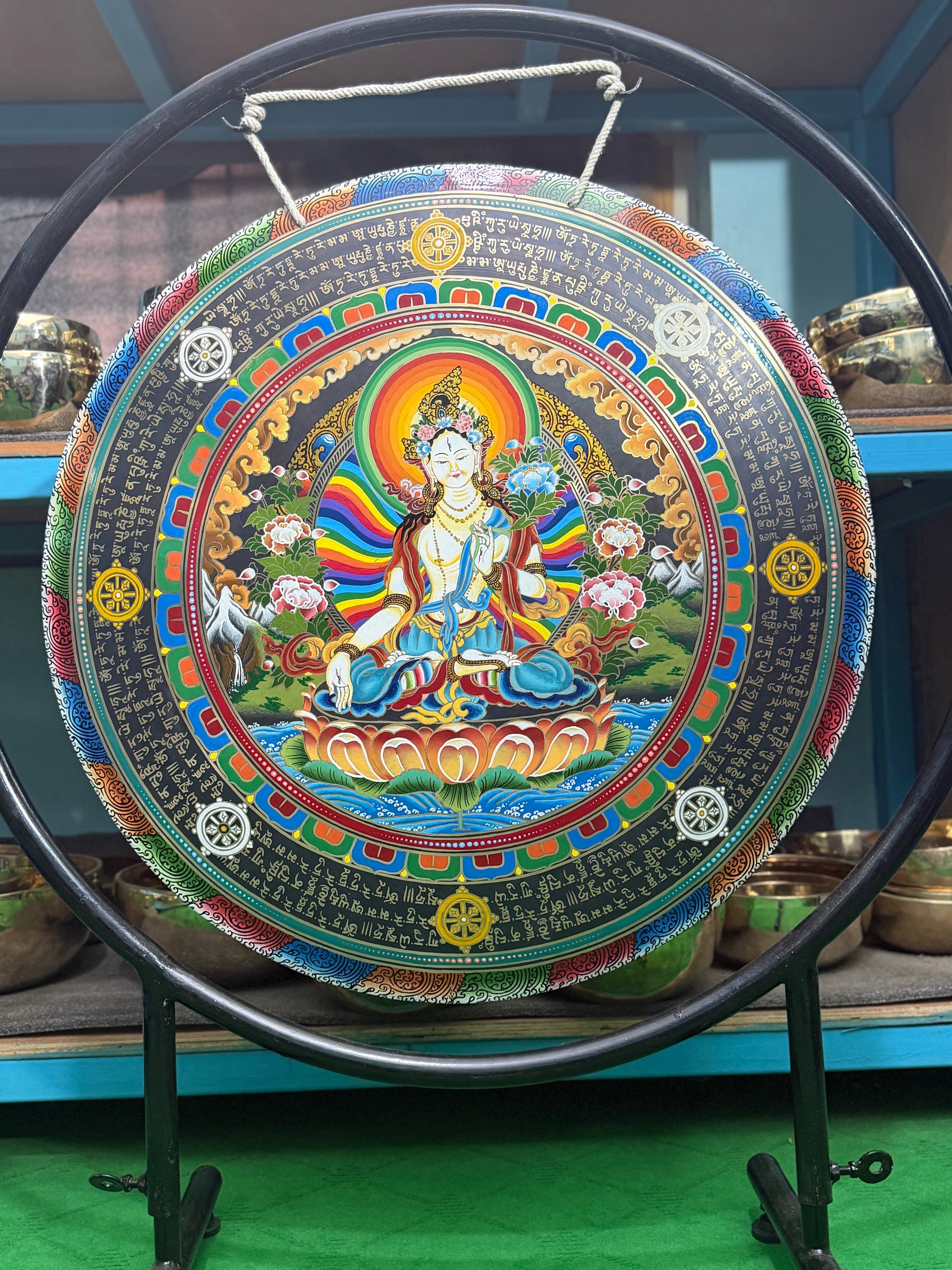 26 Inch Bronze Gong Handmade In Nepal One of One 0021