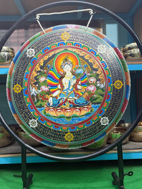 26 Inch Bronze Gong Handmade In Nepal One of One 0021