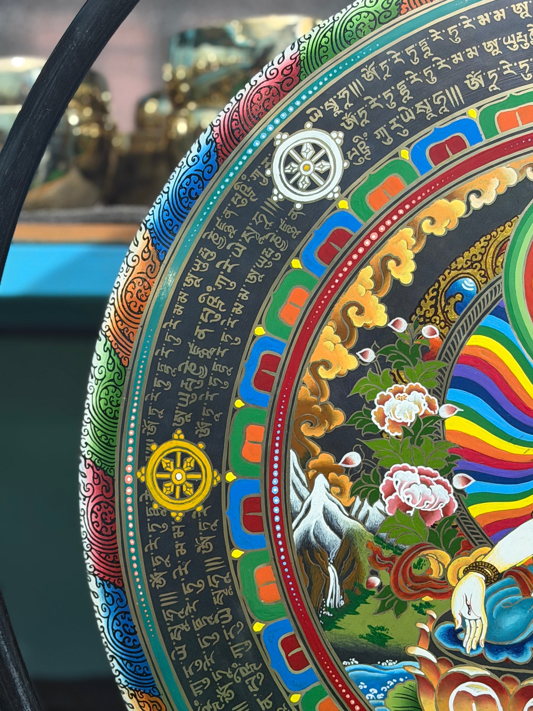 26 Inch Bronze Gong Handmade In Nepal One of One 0021