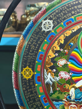 26 Inch Bronze Gong Handmade In Nepal One of One 0021