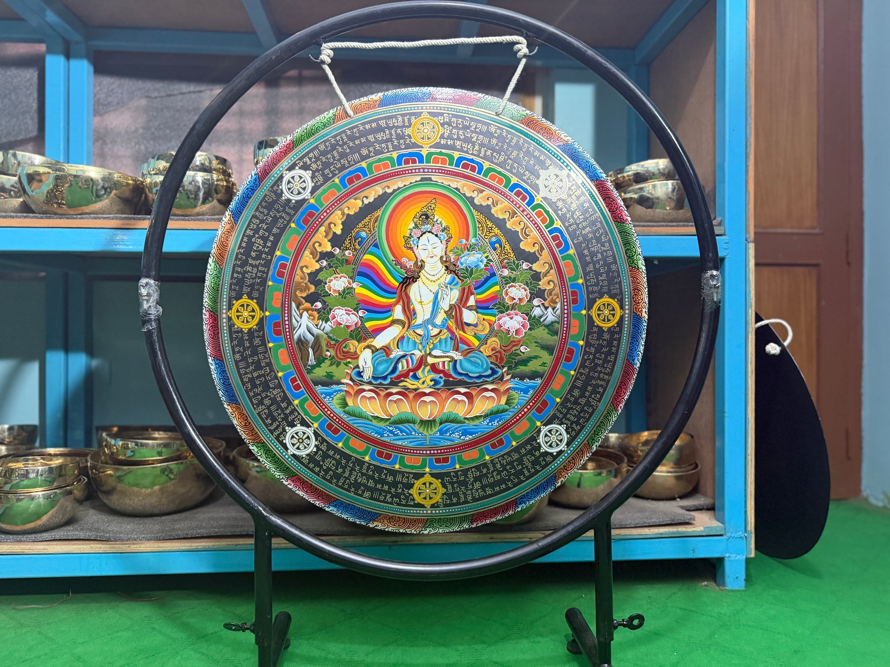 26 Inch Bronze Gong Handmade In Nepal One of One 0021