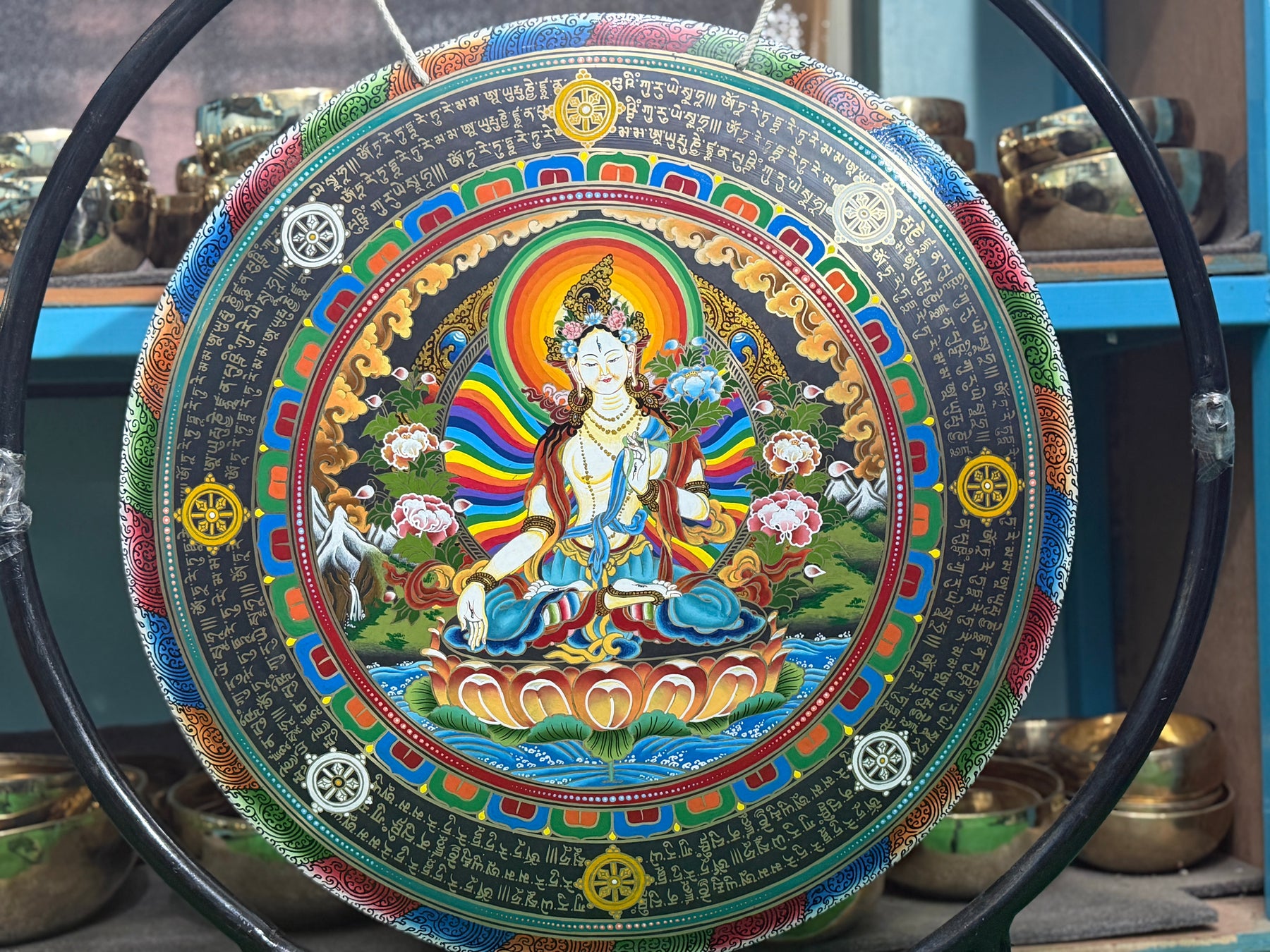 26 Inch Bronze Gong Handmade In Nepal One of One 0021