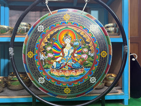 26 Inch Bronze Gong Handmade In Nepal One of One 0021