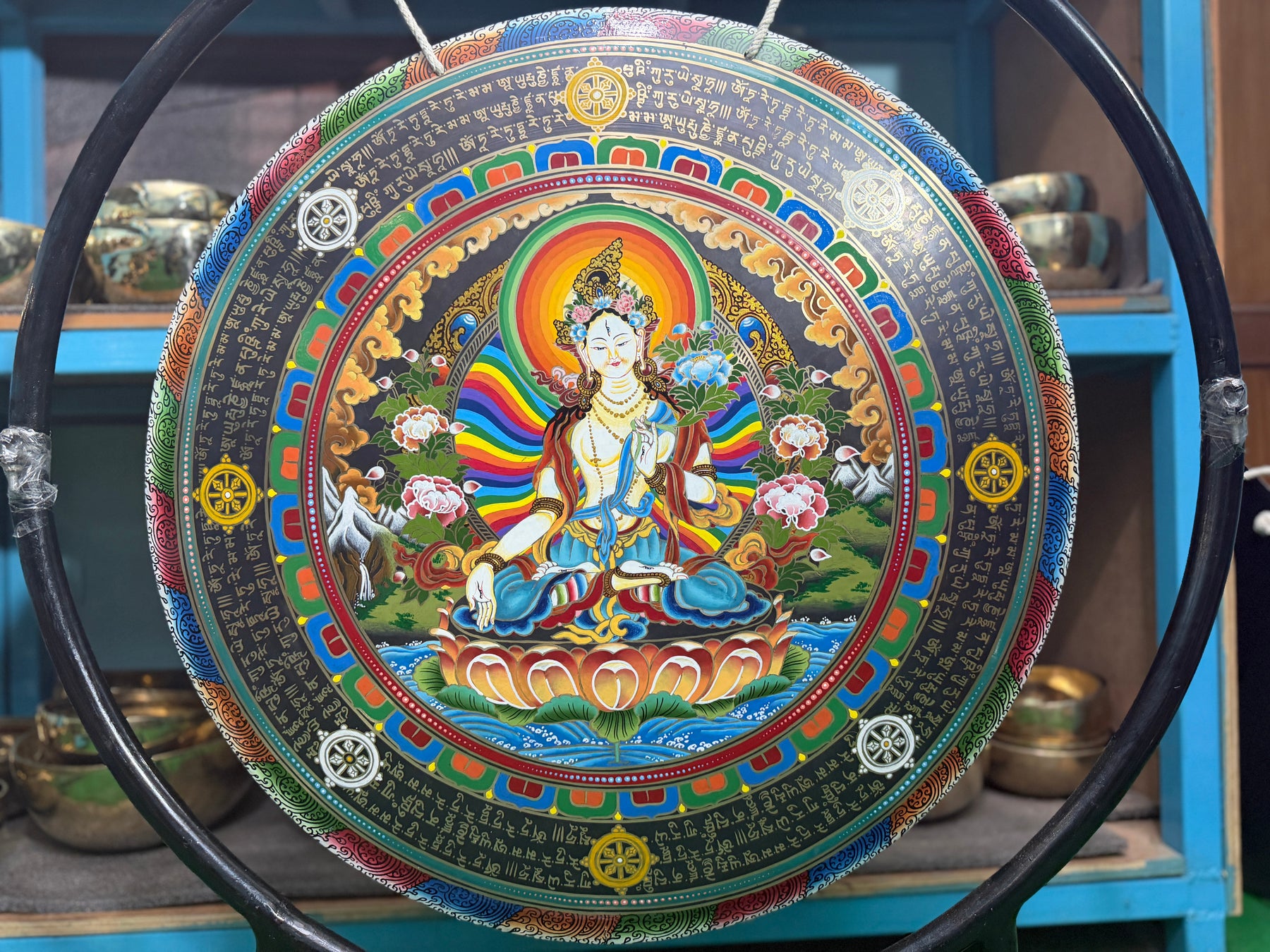 26 Inch Bronze Gong Handmade In Nepal One of One 0021