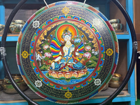 26 Inch Bronze Gong Handmade In Nepal One of One 0021