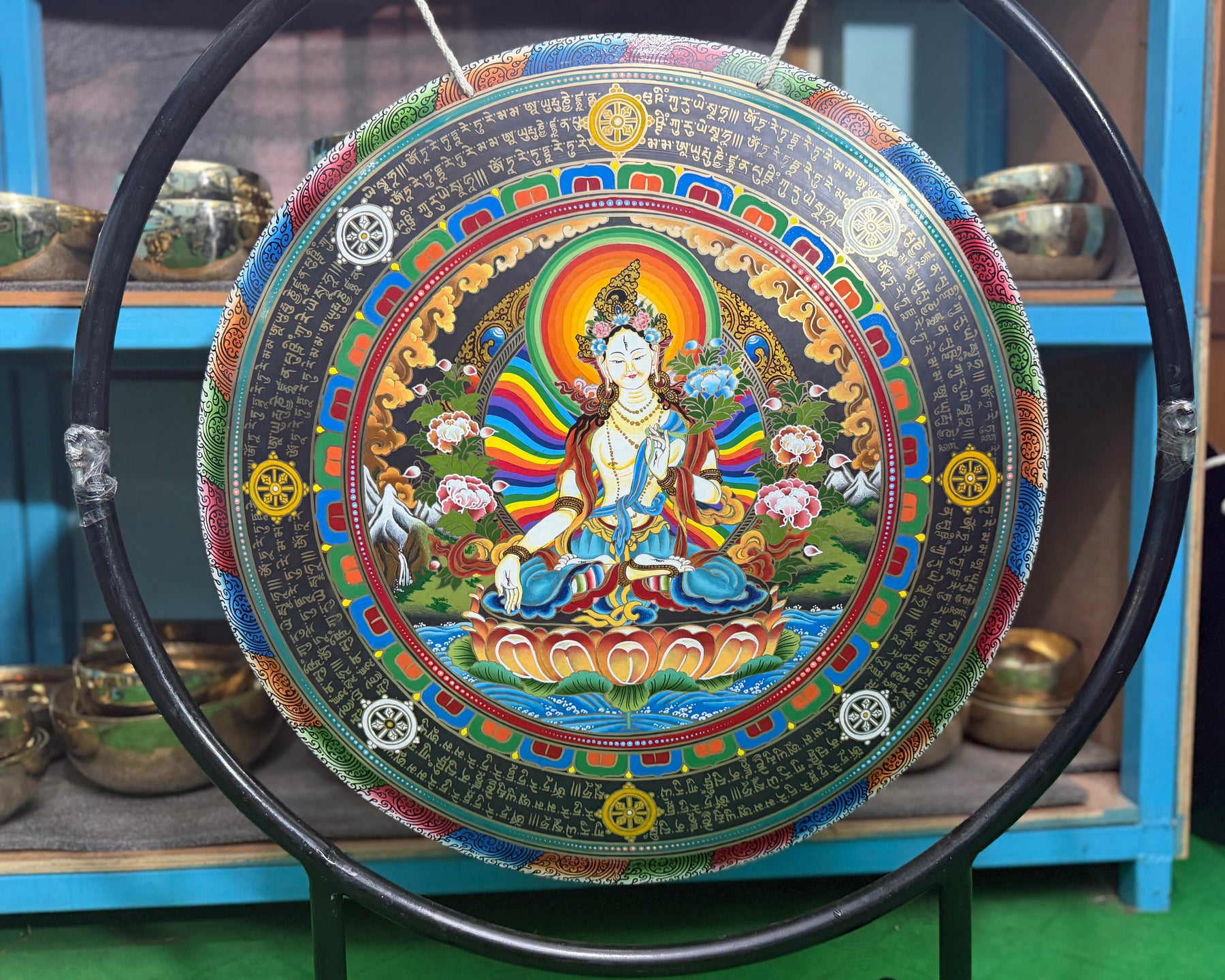 26 Inch Bronze Gong Handmade In Nepal One of One 0021