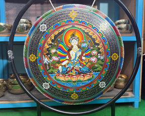 26 Inch Bronze Gong Handmade In Nepal One of One 0021