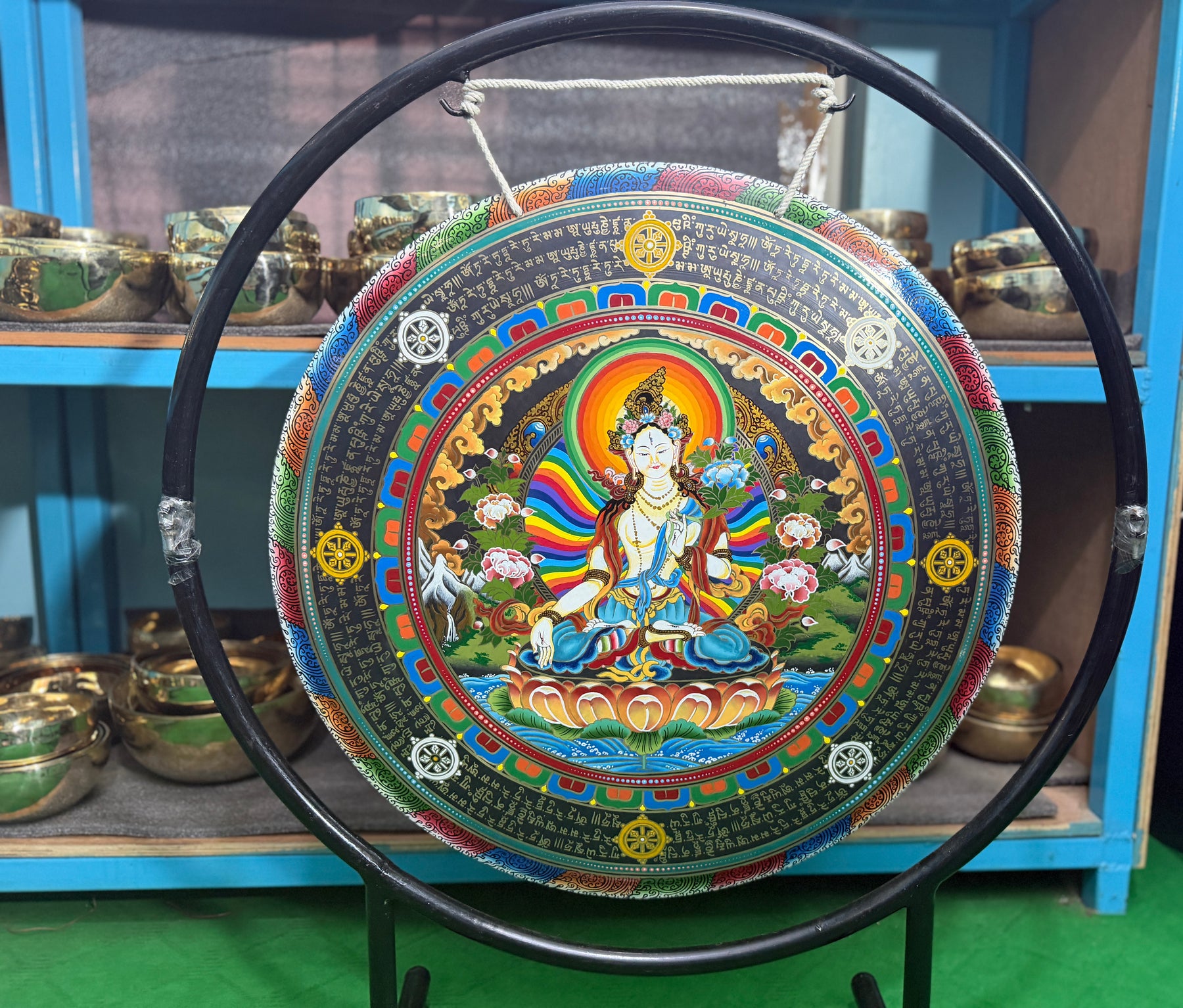 26 Inch Bronze Gong Handmade In Nepal One of One 0021