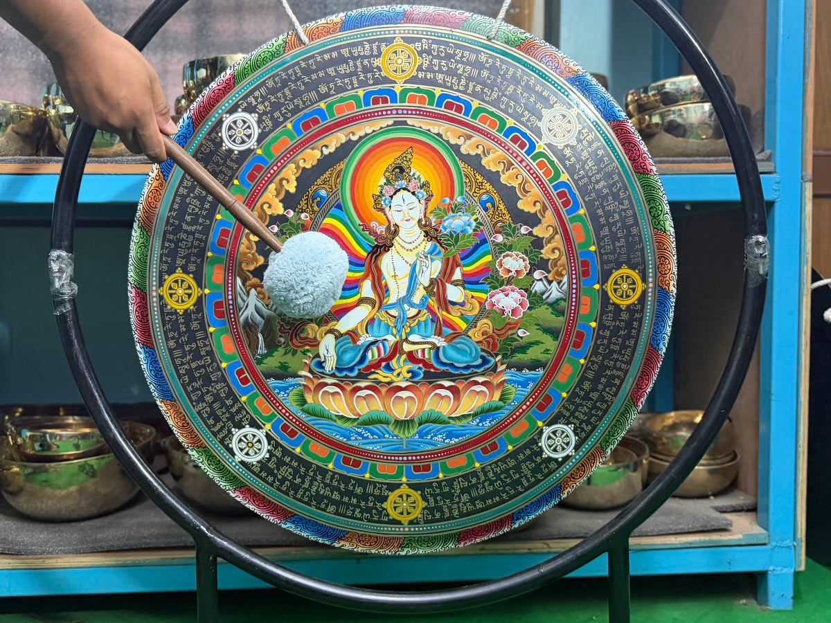 26 Inch Bronze Gong Handmade In Nepal One of One 0021